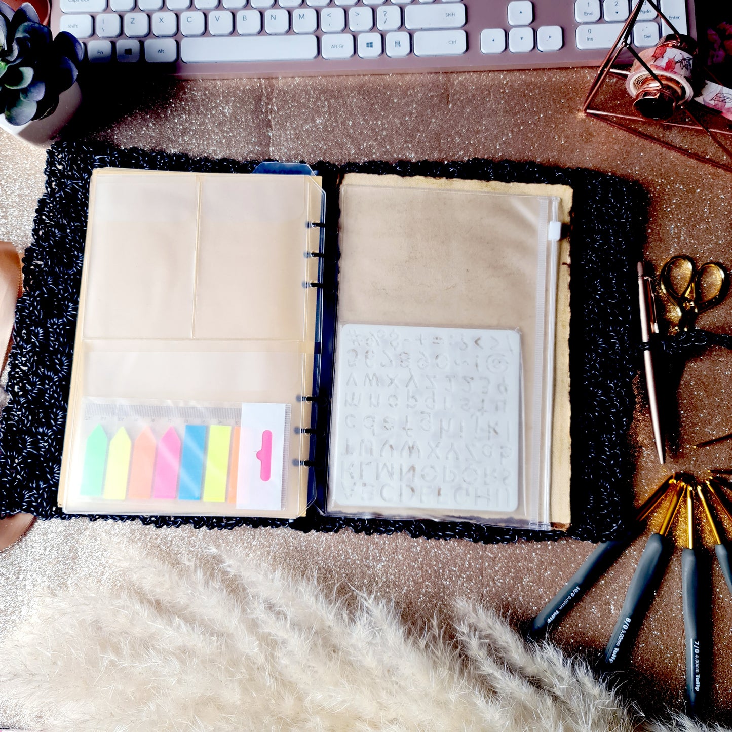 Real Leather Boujee Crochet (BuJo) Journal