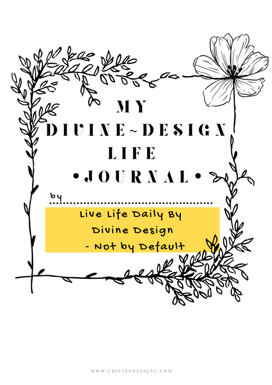 [Printable Journal] My Divine Design Life Journal 12 Month Planner